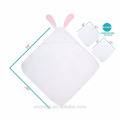 Bio-Bambus-Kapuzen-Baby-Handtuch Extra weich und haltbar PremiumTowels schnell trocken Sensitive Skin - Cute Bunny